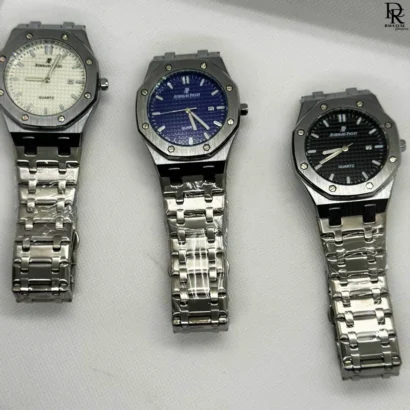 Audemars Piguet Pakistan, AP stainless steel watch, AP men’s watches 2025, luxury watches under 4000, AP butterfly lock watch, RavaLuxe watches