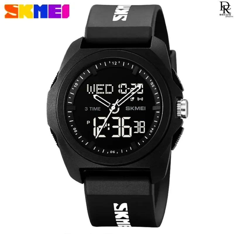 SKMEI army sporty watch, dual time watch Pakistan, SKMEI digital analog watch, waterproof sports watch, men’s rubber strap watches, SKMEI 4199 price in Pakistan