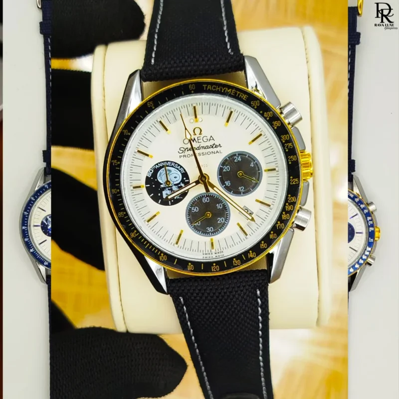 omega speedmaster watch Pakistan, men’s chronograph watch, quartz leather strap watch, luxury watches under 7000, omega replica Pakistan, OMEGA men collection, premium chronograph wristwatch
