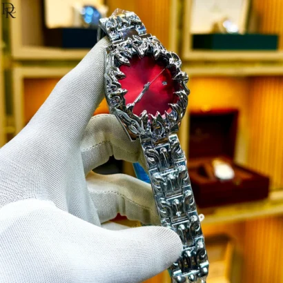 DRAGON WATCH Original Men’s Metal Strap Watch Quartz Date Watch Pakistan Premium Men’s Wristwatch Butterfly Lock Watch Unique Dial Watches for Men