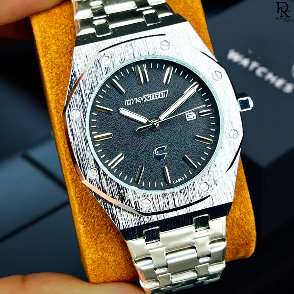CHAXIGO AP Model – CA 043 3 CHAXIGO AP Watch CHAXIGO CA 043 Price in Pakistan AP Style Men’s Watch Stainless Steel Trendy Watch Luxury Wristwatch for Men Best Watches Under 4000 in Pakistan