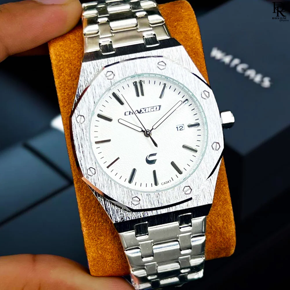 CHAXIGO AP Model – CA 043 1 CHAXIGO AP Watch CHAXIGO CA 043 Price in Pakistan AP Style Men’s Watch Stainless Steel Trendy Watch Luxury Wristwatch for Men Best Watches Under 4000 in Pakistan