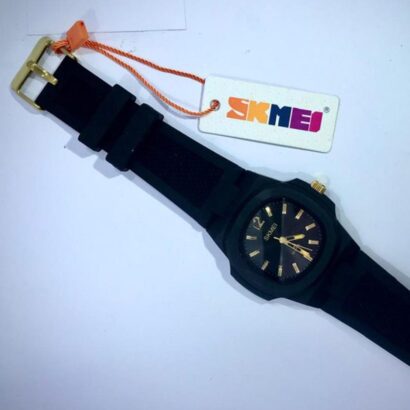 Sports Watch Pakistan, SKMEI Waterproof Watch, Menβs Black Sports Watch, Durable Outdoor Watch