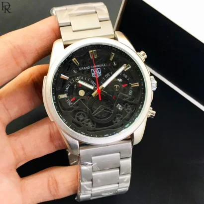 Tag Heuer CR7 watch Men’s chronograph watch Stainless steel luxury watch Premium men’s wristwatch CR7 model watch Pakistan Tag Heuer watch price in Pakistan Heavy quality men’s watch Date working men’s watch