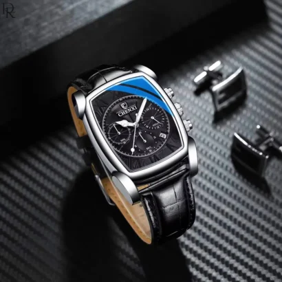 🕰️ CHENXI Rectangle Chronograph – Men’s Collection