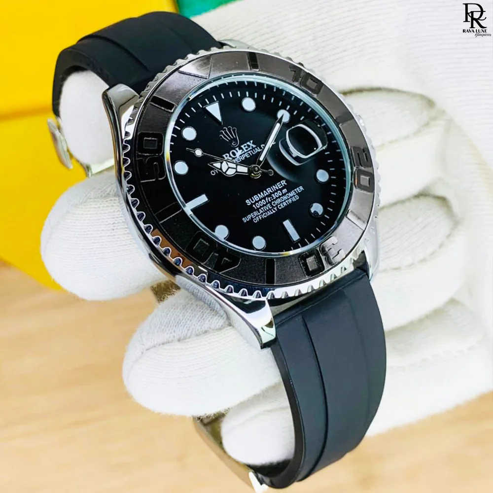 Rolex Yacht-Master Men’s Watch 1 Rolex Yacht Master watch Pakistan, luxury big case watch, Rolex rubber strap watch, premium men’s wristwatch, Yacht Master replica