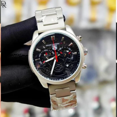 Tag Heuer CR7 watch Men’s chronograph watch Stainless steel luxury watch Premium men’s wristwatch CR7 model watch Pakistan Tag Heuer watch price in Pakistan Heavy quality men’s watch Date working men’s watch