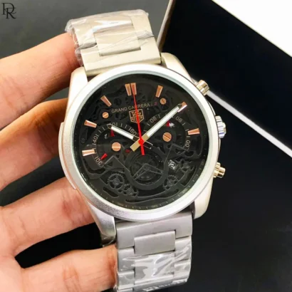 Tag Heuer CR7 watch Men’s chronograph watch Stainless steel luxury watch Premium men’s wristwatch CR7 model watch Pakistan Tag Heuer watch price in Pakistan Heavy quality men’s watch Date working men’s watch