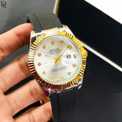 rolex men watch datejust men’s luxury watch quartz rolex style silicone strap watch heavy weight men’s watch premium men wrist watch pakistan date working men’s watch affordable luxury watches men watch 2025 trending pakistan