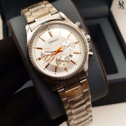 OMAZ Watch, OMAZ Man Collection, OMAZ Stainless Steel Watch, OMAZ Date Watch, OMAZ Watch Price in Pakistanw