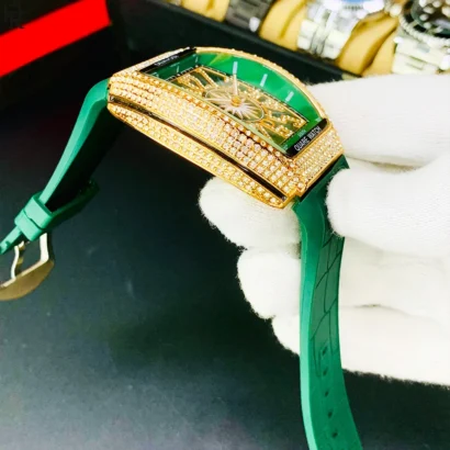 Frank Muller watch Pakistan, silicon strap watch, date working watch, luxury watch lookalike, menβs stylish watches, affordable premium watches