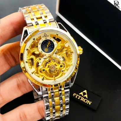 FITRON Automatic Watch, FITRON Skeleton Watch, FITRON Original Watch, FITRON Watch for Men, FITRON Watch Price in Pakistan, FITRON Moongraph Watch