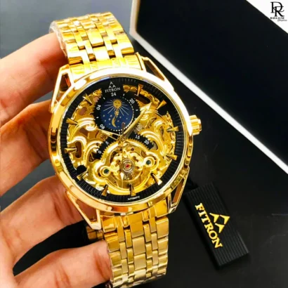 FITRON Automatic Watch, FITRON Skeleton Watch, FITRON Original Watch, FITRON Watch for Men, FITRON Watch Price in Pakistan, FITRON Moongraph Watch