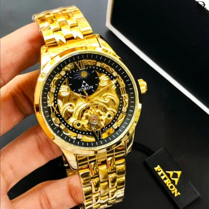 FITRON Automatic Watch, FITRON Skeleton Watch, FITRON Original Watch, FITRON Watch for Men, FITRON Watch Price in Pakistan, FITRON Moongraph Watch