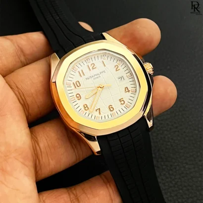 Patek Philippe Aquanaut second copy Aquanaut watch Pakistan Luxury rubber strap men’s watch Premium men’s wristwatch Affordable luxury watch Daily wear stylish watch