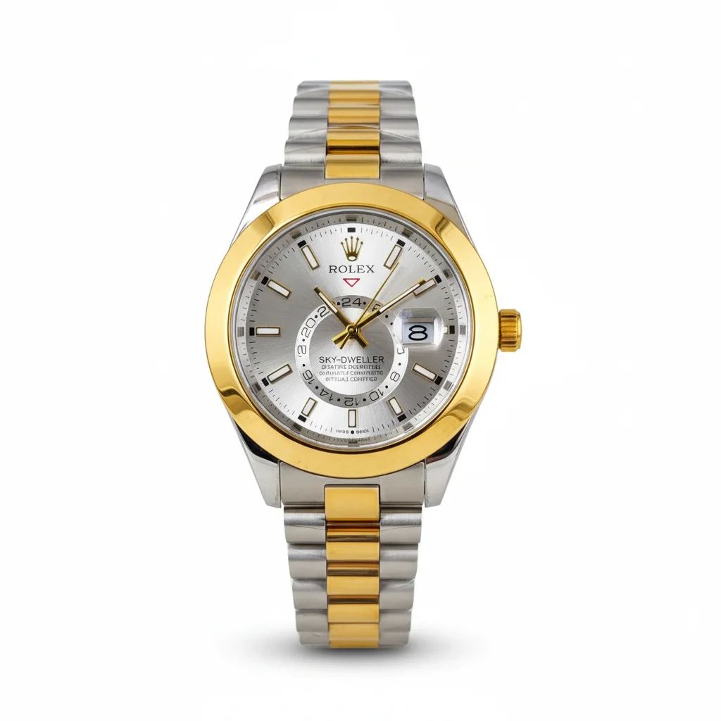 Gemini_Generated_Image_b6sva5b6sva5b6sv Rolex men’s watch, Rolex-style watch Pakistan, stainless steel men’s watch, luxury men’s wristwatch, date display men’s watch, affordable Rolex watch