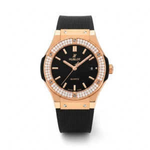 🔥 Hublot Full Diamond Luxury Watch – Date Working