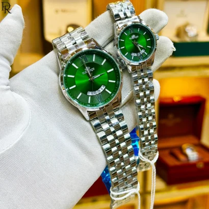 Elegance pair watch, couple watch set Pakistan, original pair watches, quartz pair watch, butterfly lock watches, gift watch set