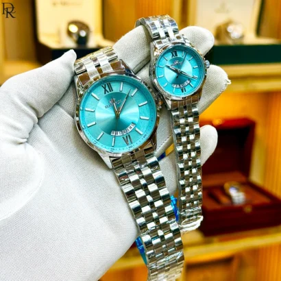 Elegance pair watch, couple watch set Pakistan, original pair watches, quartz pair watch, butterfly lock watches, gift watch set