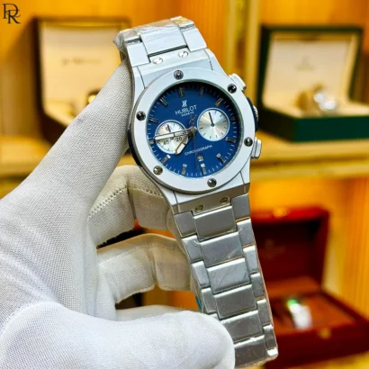 Hublot second copy watch, Hublot metal strap watch, master lock watch, date working men’s watch, heavy metal watches Pakistan, budget luxury watch