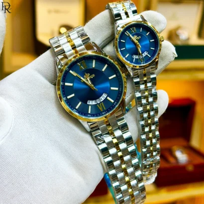 Elegance pair watch, couple watch set Pakistan, original pair watches, quartz pair watch, butterfly lock watches, gift watch set