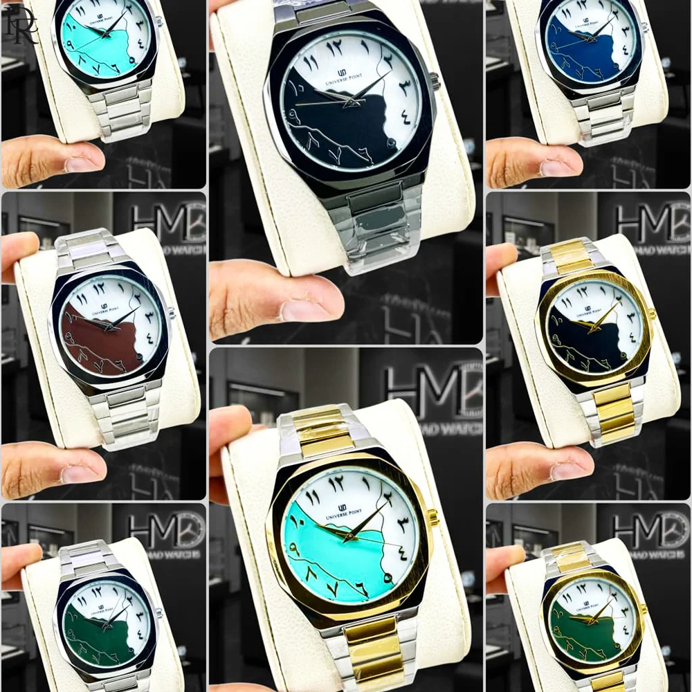 π°οΈ UNIVERSE POINT β Aura Metal Watch (Original Brand) 9 Aura metal watch, Universe Point watch, steel chain watch, butterfly lock watch, water resistant menβs watch, original brand watches Pakistan