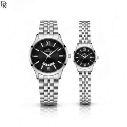 Elegance pair watch, couple watch set Pakistan, original pair watches, quartz pair watch, butterfly lock watches, gift watch set