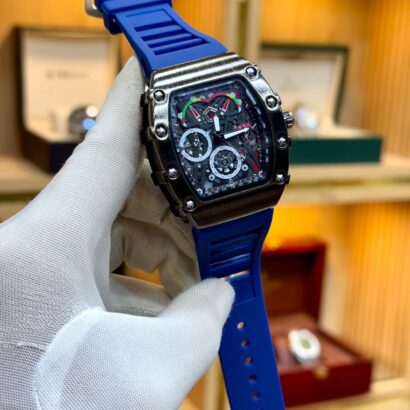 RM style watch Pakistan, Richard Mille look watch, quartz RM watch, rubber strap men’s watch, sporty luxury style watch