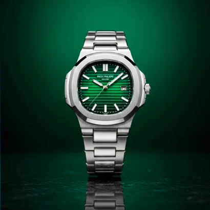 Patek second copy watch, Patek style watch Pakistan, quartz dress watch, butterfly lock metal strap watch, luxury style watch under 3000