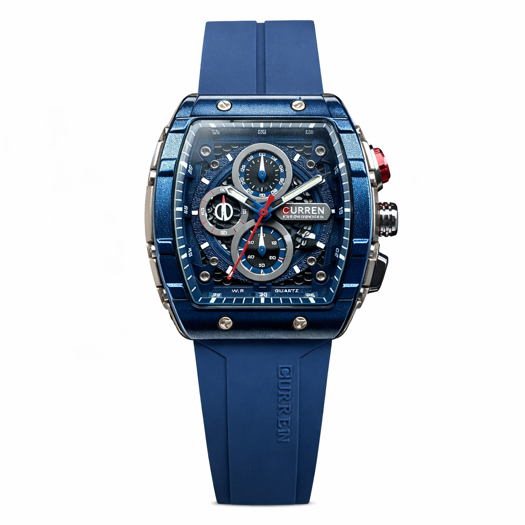 ChatGPT Image Jan 4, 2026, 01_38_19 PM CURREN original watch Pakistan, CURREN chronograph watch, quartz chronograph watch, rubber strap sports watch, branded watches Pakistan