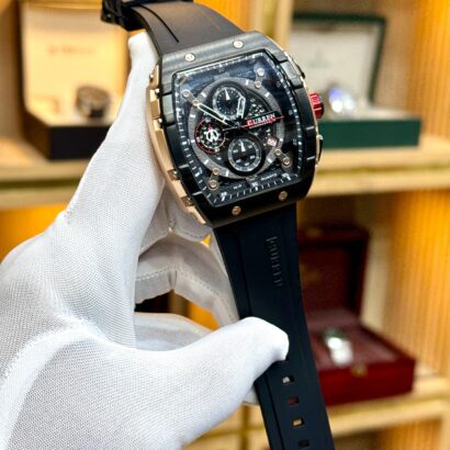 CURREN original watch Pakistan, CURREN chronograph watch, quartz chronograph watch, rubber strap sports watch, branded watches Pakistan