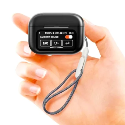 A9 Pro earbuds Pakistan, LED screen earbuds price in Pakistan, wireless earbuds black, budget wireless earbuds Pakistan, AirPods style earbuds, A9 Pro LED earbuds