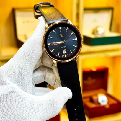 D.L original watch Pakistan, Japan quartz men watch, leather strap men watch Pakistan, men watch with date function, daily wear men watch, branded men watch Pakistan