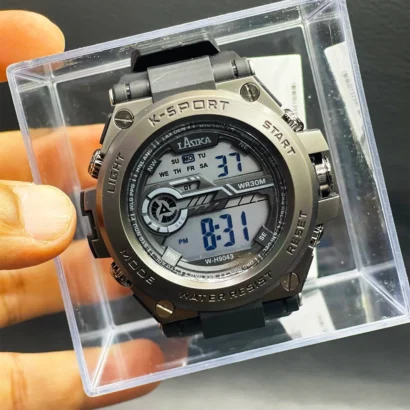 Lasika digital watch Pakistan, Lasika sports watch, cheap digital watch Pakistan, water resistant digital watch, silicone strap sports watch, budget sports watch Pakistan