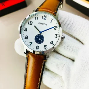 INSUCH Original – Men Collection | Sub-Second Dial | Leather Strap