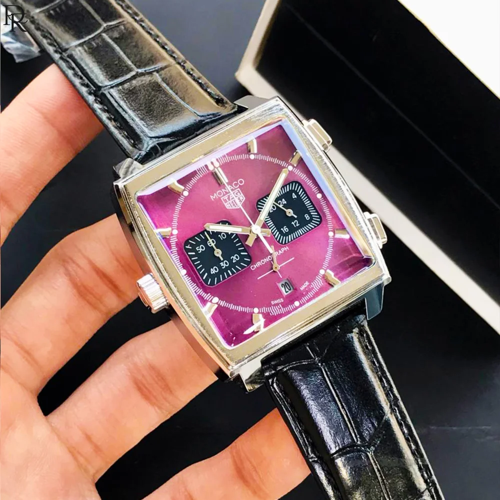 TAG Heuer Monaco – Square Dial | Chronograph | Leather Strap 7 TAG Heuer Monaco – Square Dial | Chronograph | Leather Strap