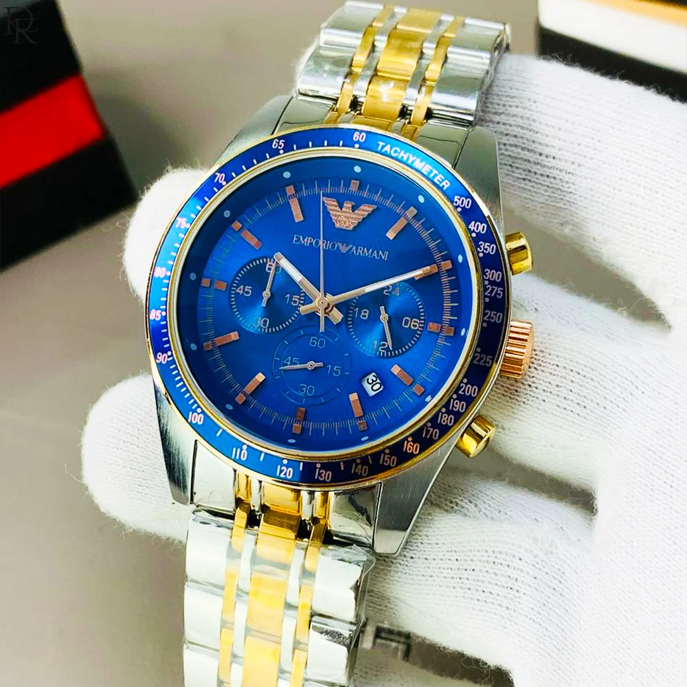 Emporio Armani Chronograph – AA Copy | Steel Chain | Full Working Dials 3 Emporio Armani Chronograph – AA Copy | Steel Chain | Full Working Dials