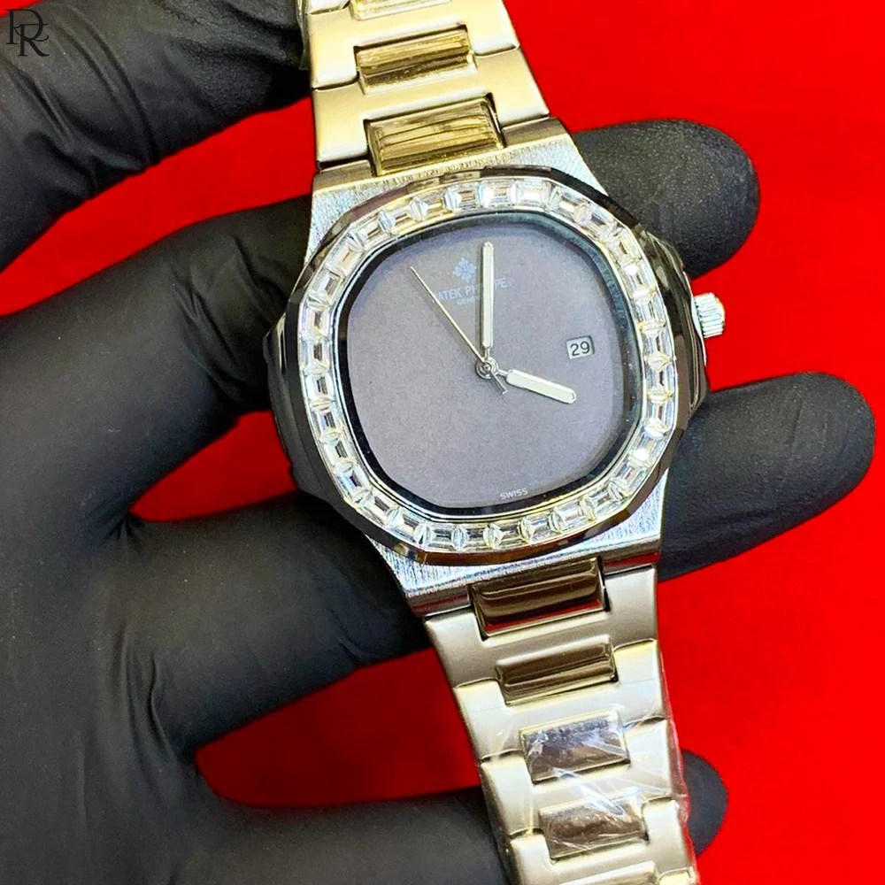 Patek Philippe Men Collection – Date Watch | Steel Chain | Butterfly Lock 4 Patek Philippe Men Collection – Date Watch | Steel Chain | Butterfly Lock