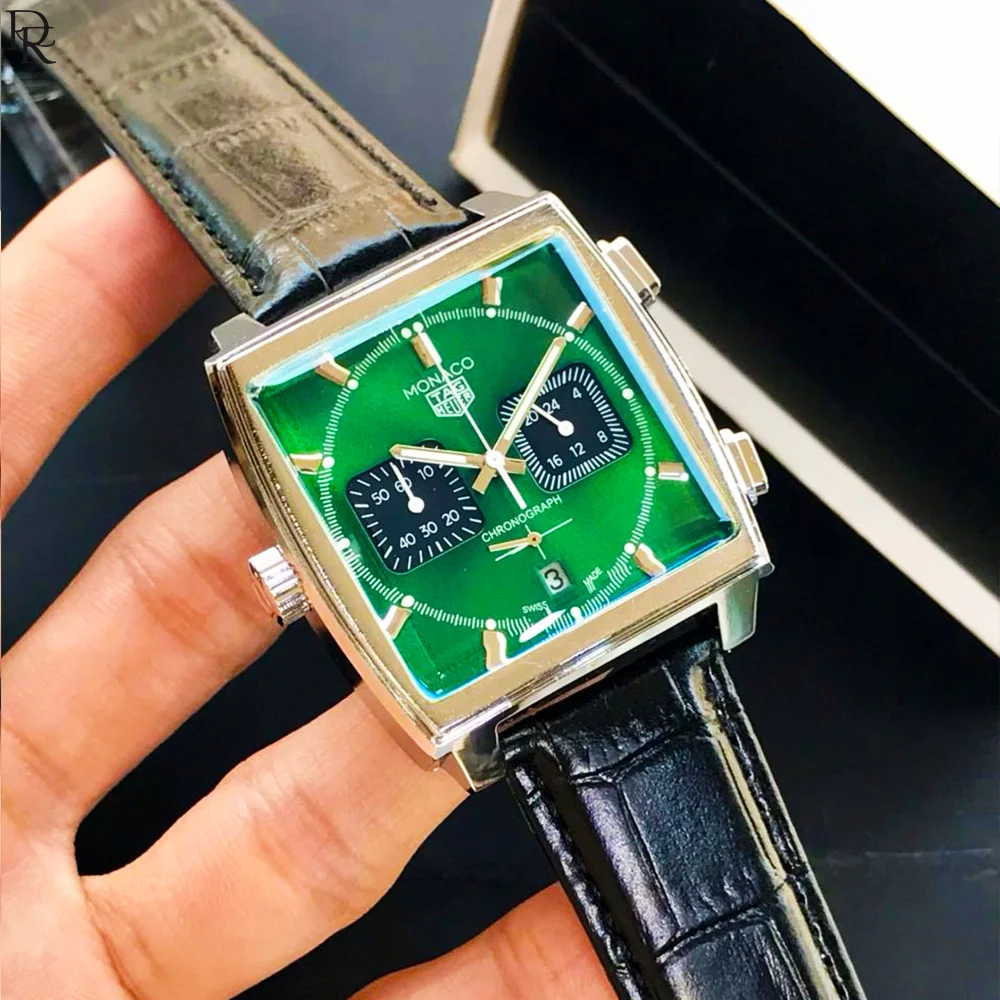 TAG Heuer Monaco – Square Dial | Chronograph | Leather Strap 5 TAG Heuer Monaco – Square Dial | Chronograph | Leather Strap
