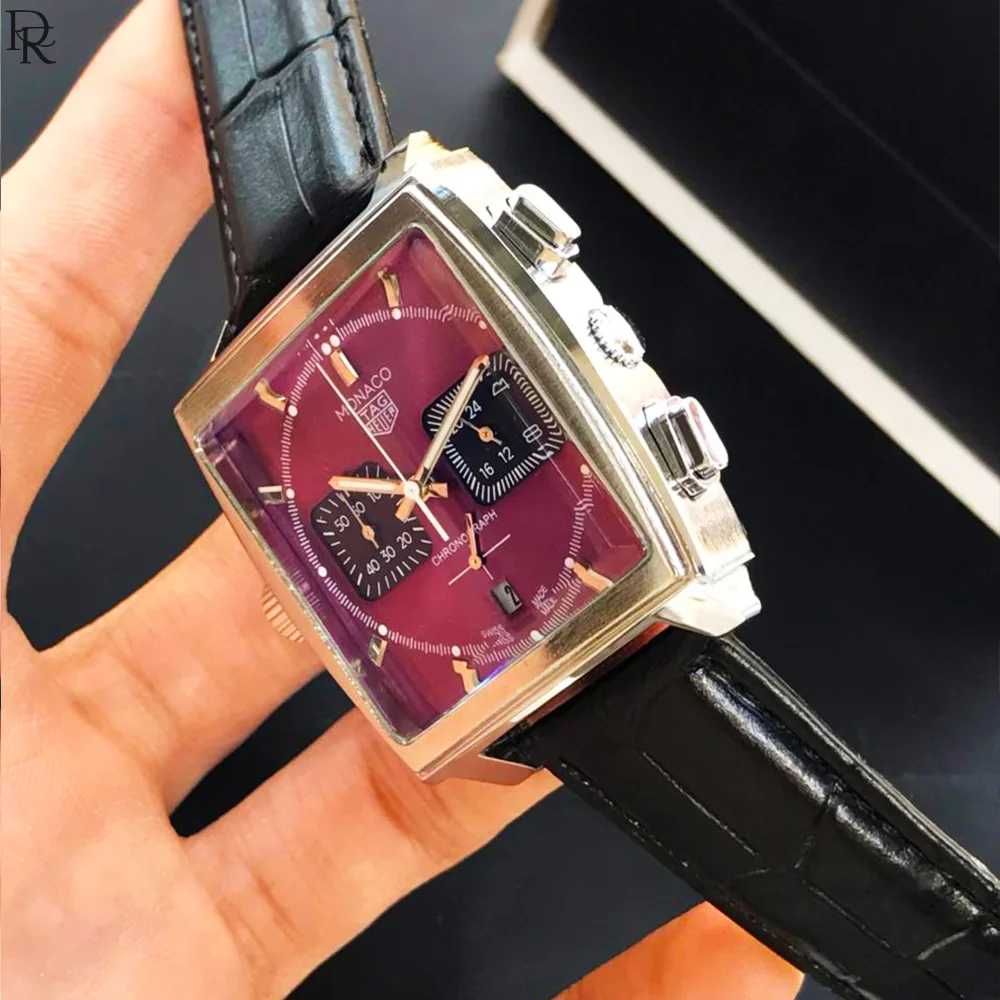 TAG Heuer Monaco – Square Dial | Chronograph | Leather Strap 4 TAG Heuer Monaco – Square Dial | Chronograph | Leather Strap