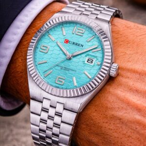 CURREN Land-Dweller – Elegant Dial | Steel Chain | Master Lock