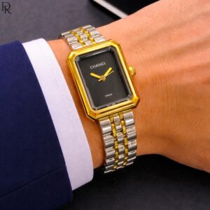 CHANEL Women Watch – Square Case | Elegant Dial | Steel Chain